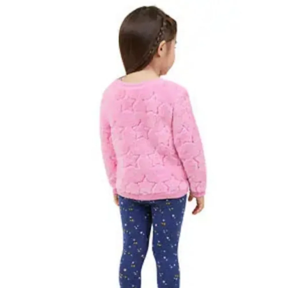 BCBG Girls Plush Kids' Shirts & Pants 3-piece Set Size 5